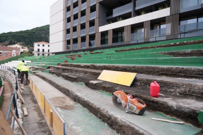 Obnova teniskih terena u Uvali Lapad za WTA Dubrovnik Open