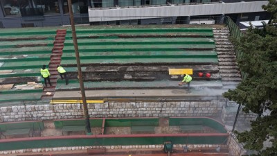 Obnova teniskih terena u Uvali Lapad za WTA Dubrovnik Open