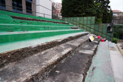 Obnova teniskih terena u Uvali Lapad za WTA Dubrovnik Open