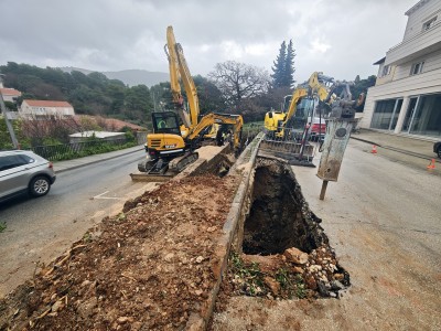 Napreduju radovi na oborinskoj odvodnji u Lapadu