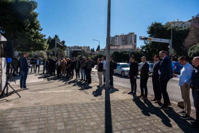 Marko Potrebica na otkrivanju spomen ploče Niku Nardelliju