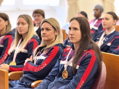 Košarkašice Raguse na prijemu kod gradonačelnika Frankovića