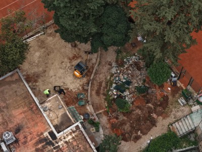 Završava obnova terena Tenis kluba Dubrovnik uoči WTA Dubrovnik Opena