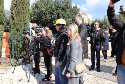 Gradonačelnik Franković posjetio gradilište sportske dvorane u Orašcu