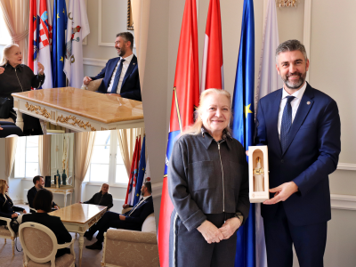 Gradonačelnik Franković čestitao Doris Kristić na 50 godina karijere