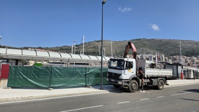 Obnova kamenog opločenja na Lapadskoj obali