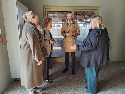 Gradonačelnik Franković i ministrica Obuljen Koržinek posjetili novi prostor knjižnice