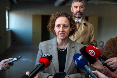 Gradonačelnik Franković i ministrica Obuljen Koržinek posjetili novi prostor knjižnice