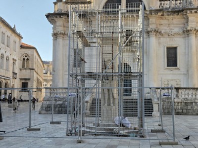 Radovi na Orlandovom stupu ulaze u završnu fazu