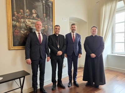 Gradonačelnik Franković i zamjenik Puzović posjetili biskupa