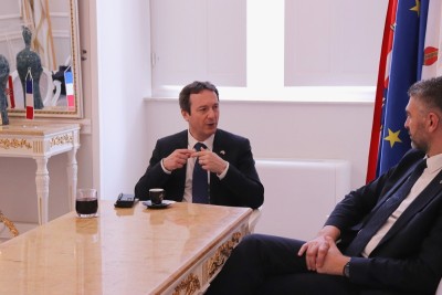 Gradonačelnik Franković ugostio veleposlanika Francuske