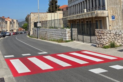 Obnovljeni pješački prijelazi u Ulici Andrije Hebranga