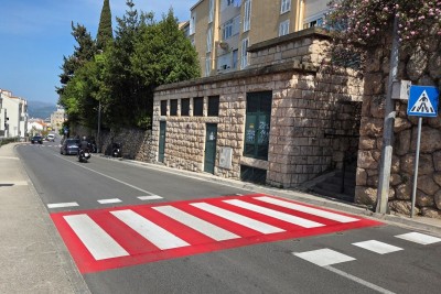 Obnovljeni pješački prijelazi u Ulici Andrije Hebranga