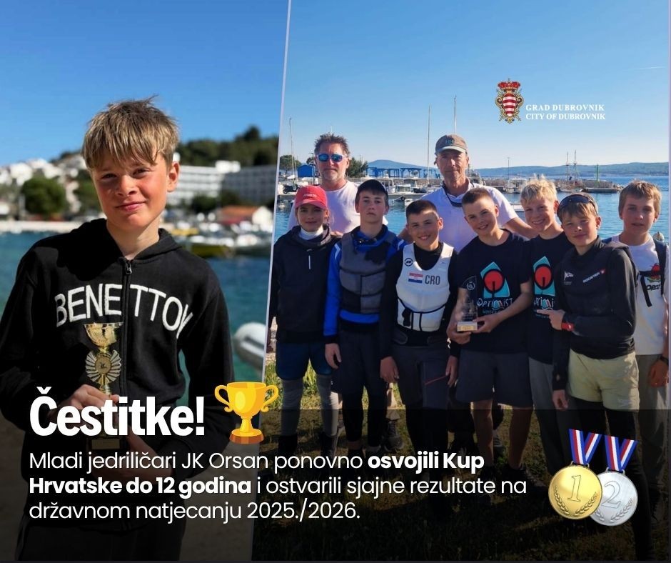 Gradonačelnik čestitao Lovri Hladilu i JK Orsan na osvojenom Kupu Hrvatske