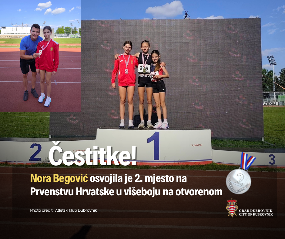 ČESTITKA SPORTAŠICI