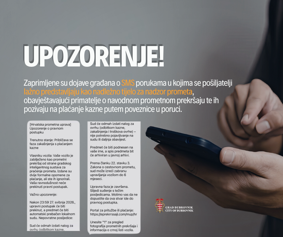 UPOZORENJE GRAĐANIMA