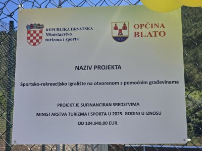 Župan Pezo posjetio Općinu Blato s naglaskom na sportsku infrastrukturu
