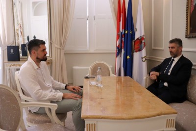 Gradonačelnik Franković čestitao najboljem igraču SuperSport Premijer lige