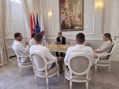 Teniski klub Ragusa primljen kod gradonačelnika Frankovića zbog povijesnog uspjeha