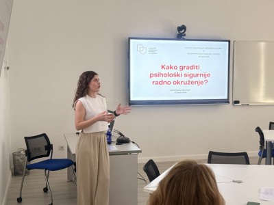 Održana radionica o psihološkoj sigurnosti na radnom mjestu