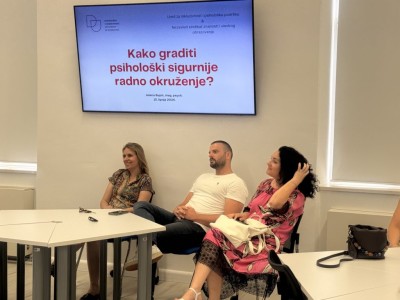 Održana radionica o psihološkoj sigurnosti na radnom mjestu
